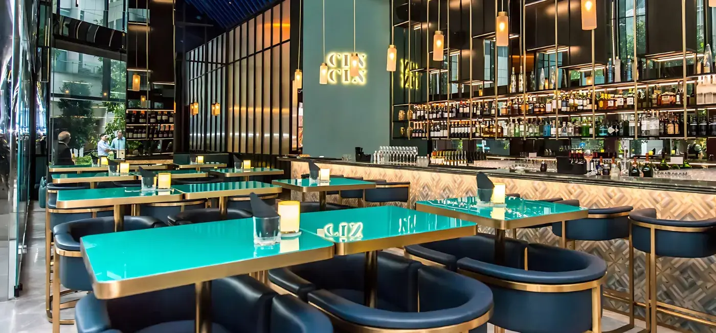 Bar view of Oasia Hotel Downtown Singapore, Bali